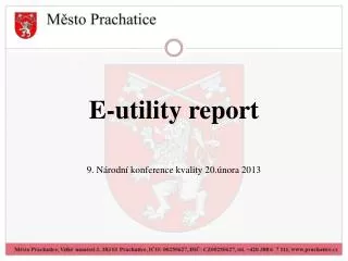 e utility report