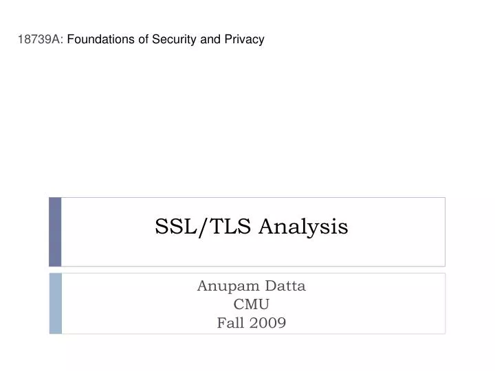 ssl tls analysis