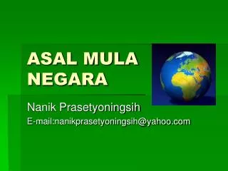 asal mula negara