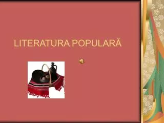 literatura popular