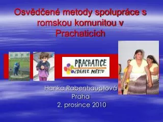 osv d en metody spolupr ce s romskou komunitou v prachatic ch