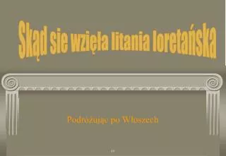 podr uj c po w oszech