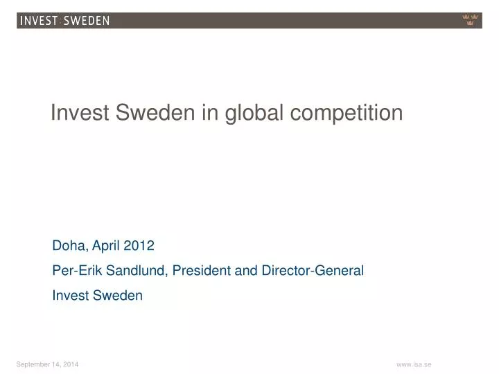 invest sweden in global competition