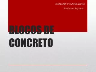 blocos de concreto