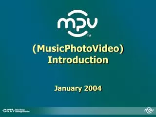 (MusicPhotoVideo) Introduction