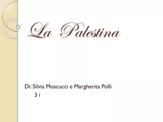la palestina