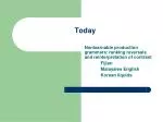 Today - slide 1