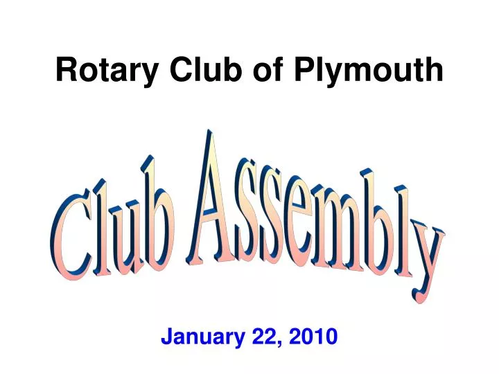 rotary club of plymouth
