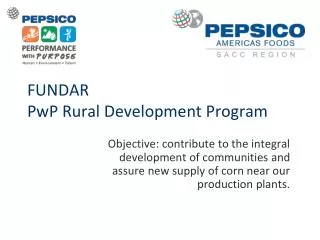 FUNDAR PwP Rural Development Program