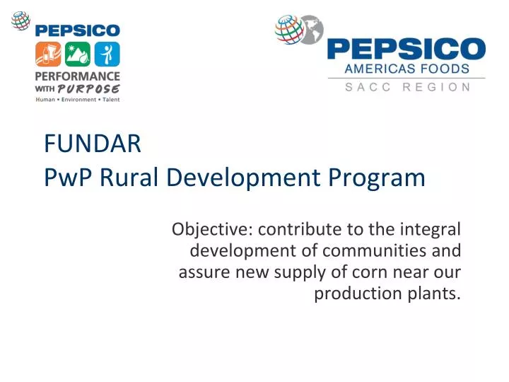 fundar pwp rural development program
