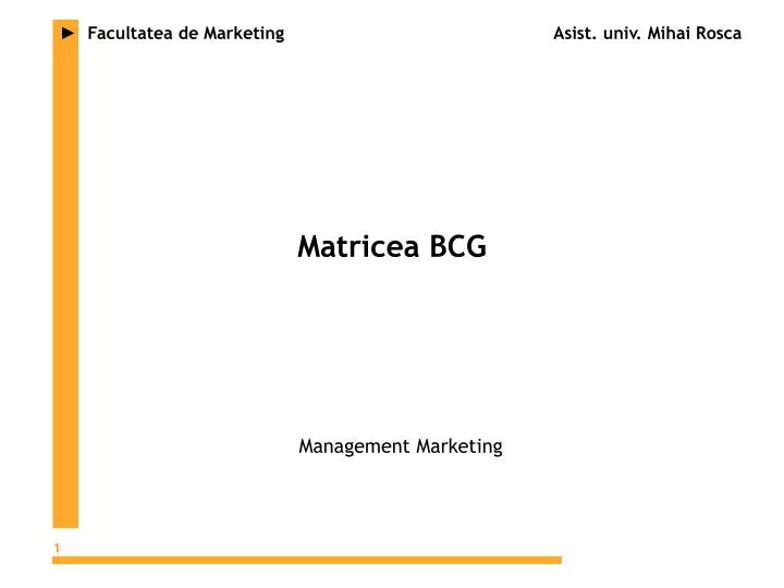 matricea bcg