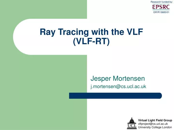 ray tracing with the vlf vlf rt