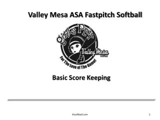 Valley Mesa ASA Fastpitch Softball