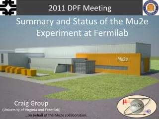 Summary and Status of the Mu2e Experiment at Fermilab