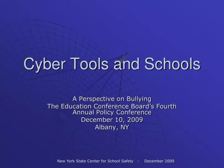 cyber tools and schools