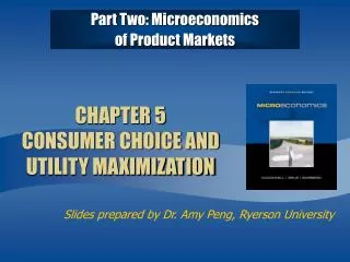CHAPTER 5 CONSUMER CHOICE AND UTILITY MAXIMIZATION