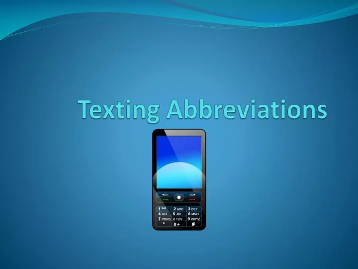 texting abbreviations