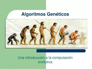 algoritmos gen ticos