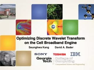 Optimizing Discrete Wavelet Transform on the Cell Broadband Engine