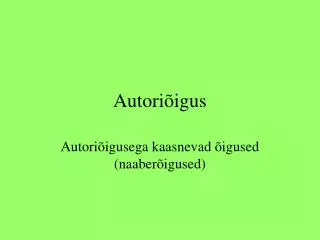 autori igus