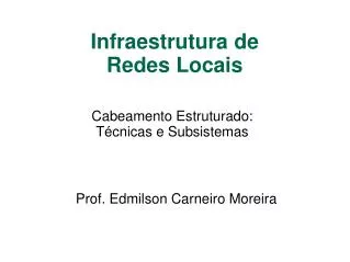 prof edmilson carneiro moreira