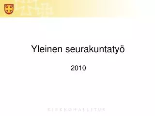 yleinen seurakuntaty