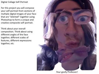 Digital Collage Self-Portrait
