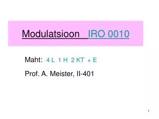 modulatsioon iro 0010