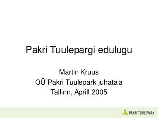 pakri tuulepargi edulugu