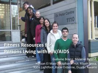 Fitness Resources for Persons Living with HIV/AIDS