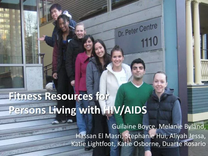 fitness resources for persons living with hiv aids