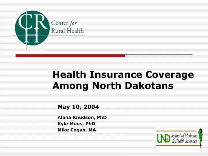 health insurance coverage among north dakotans