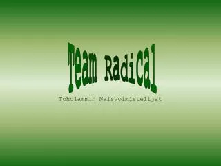 toholammin naisvoimistelijat