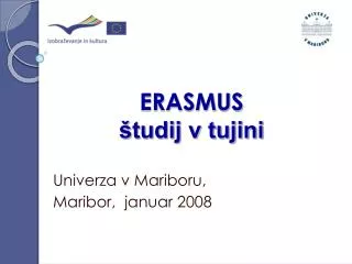 erasmus tudij v tujini