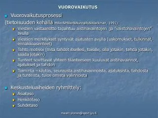 vuorovaikutus