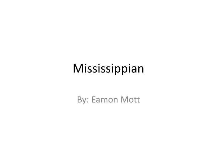 mississippian