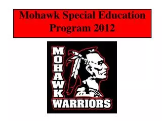 Mohawk Special Education Program 2012