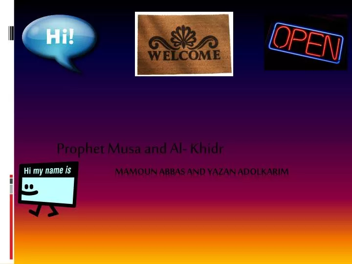 prophet musa and al khidr