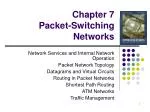 Chapter 7 Packet-Switching Networks - slide 1