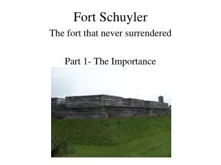Fort Schuyler