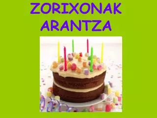 zorixonak arantza