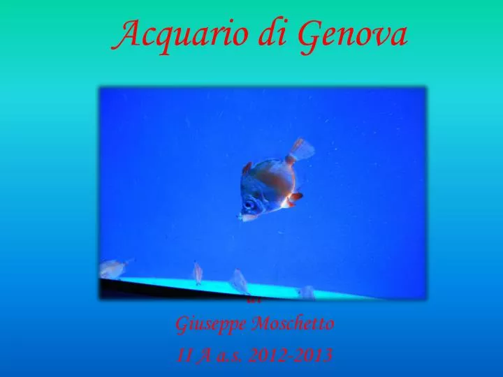 acquario di genova
