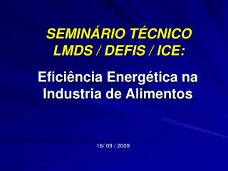 semin rio t cnico lmds defis ice