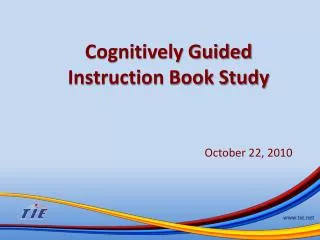 Cognitively Guided Instruction Book Study