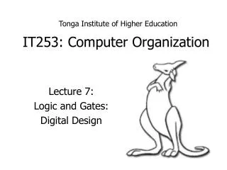 IT253: Computer Organization
