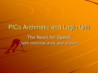 PICo Arithmetic and Logic Unit