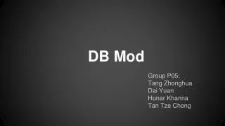 DB Mod
