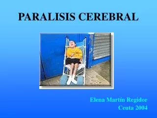 paralisis cerebral