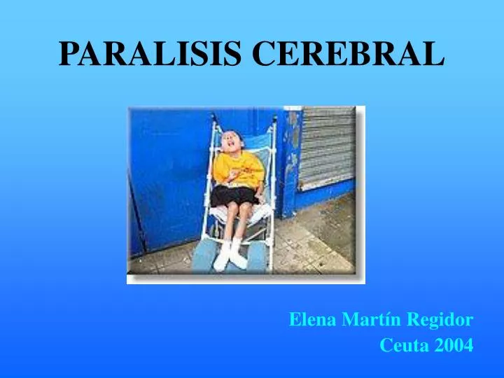 paralisis cerebral