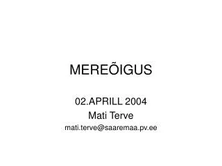 mere igus